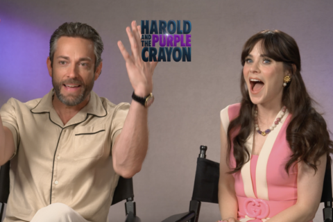 Zachary Levi and Zooey Deschanel bring ‘Harold and the Purple Crayon’ to Library of Congress in DC
